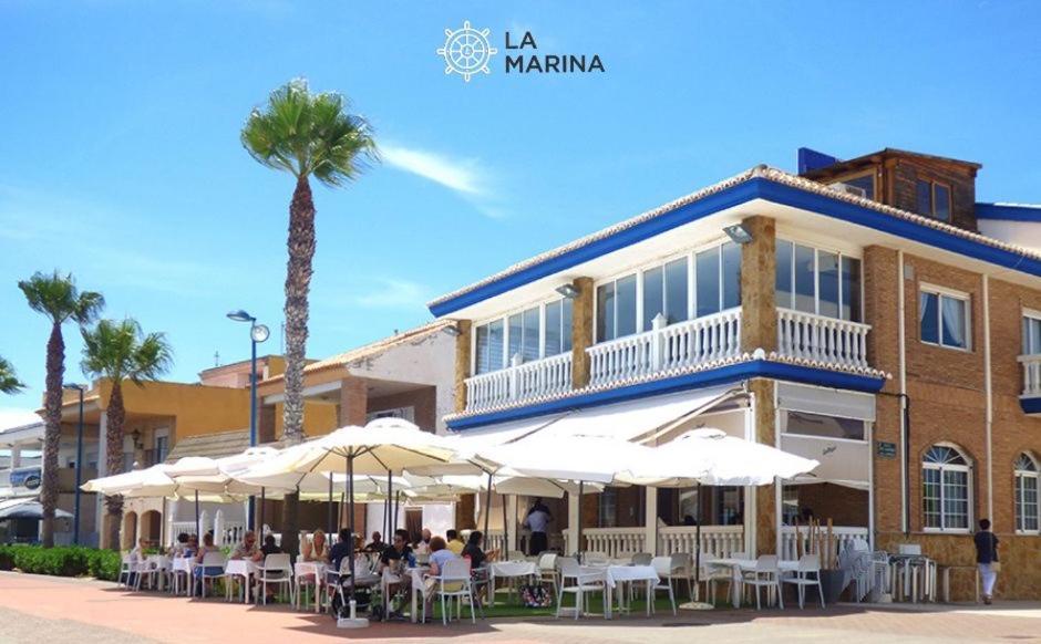 Apto Con Piscina En La Playa Cerca De Vlc Con Ac Lägenhet Puçol Exteriör bild